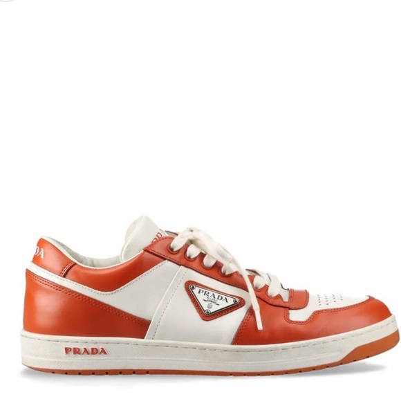 Prada downtown sneaker, iconic brown and White the best sneaker ❤️💣 - Picture 1 of 6
